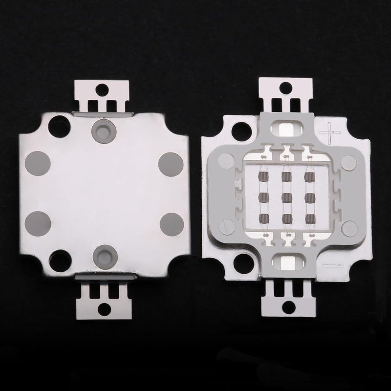 LEDGUHON 10W COB Module High Power LED Chip 365nm UV Multifunctional Blacklight Super Bright Lighting Emitter for DIY Lighting Fixtures(1050mA/ultraviolet 365nm-370nm/10Watt/ DC 10V-11V) - Image 2